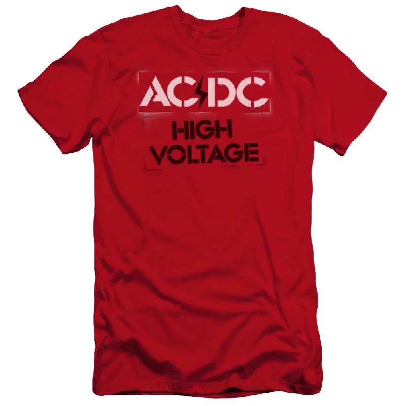 Final Markdown AC/DC High Voltage Red Premium T-shirt