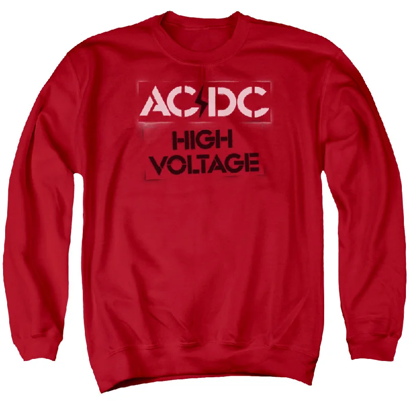 Exclusive Savings AC/DC High Voltage Red Sweatshirt