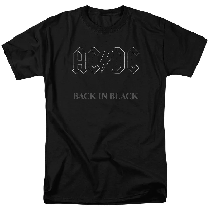 Deal Dash AC/DC Shirt Back in Black Tall T-Shirt