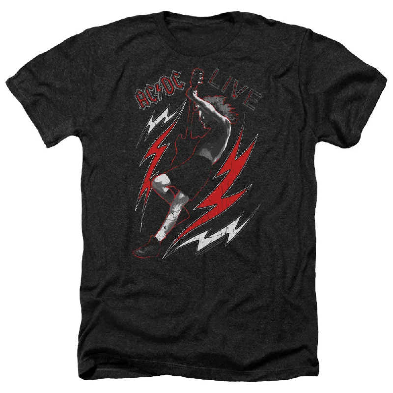 Low Prices AC/DC Shirt Black Ice Motion Heather T-Shirt