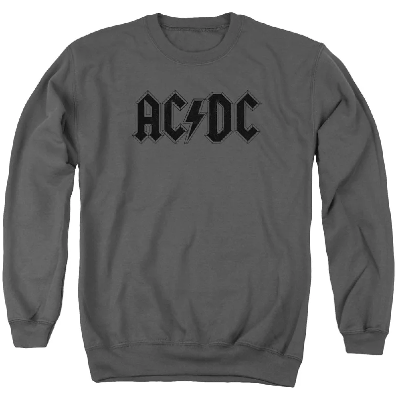 Don't Miss AC/DC Vintage Logo Charcoal Sweatshirt