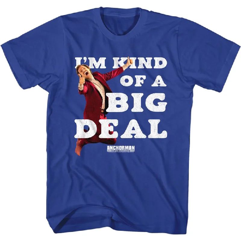 Lowest Price Anchorman T-Shirt I'm Kind of a Big Deal Royal Tee
