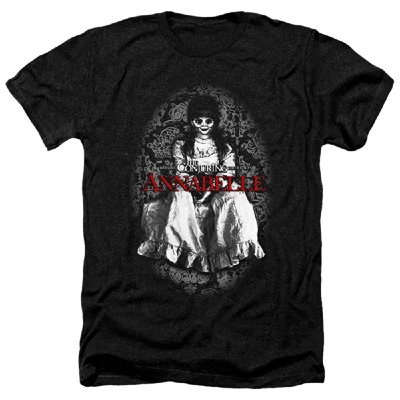 Bargain Blast Annabelle Heather T-Shirt Doll Photo Black Tee