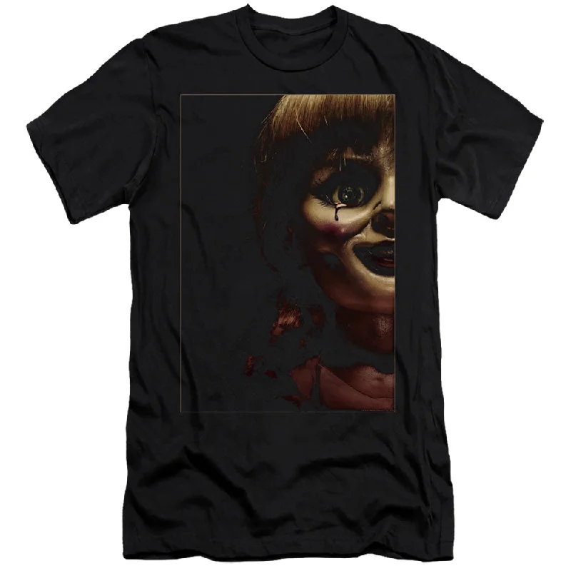 Huge Discounts Annabelle Premium Canvas T-Shirt Poster Artwork Black Tee