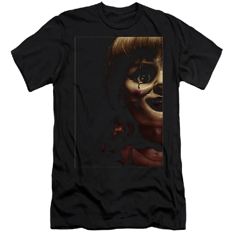 Hurry In Annabelle Slim Fit T-Shirt Poster Artwork Black Tee