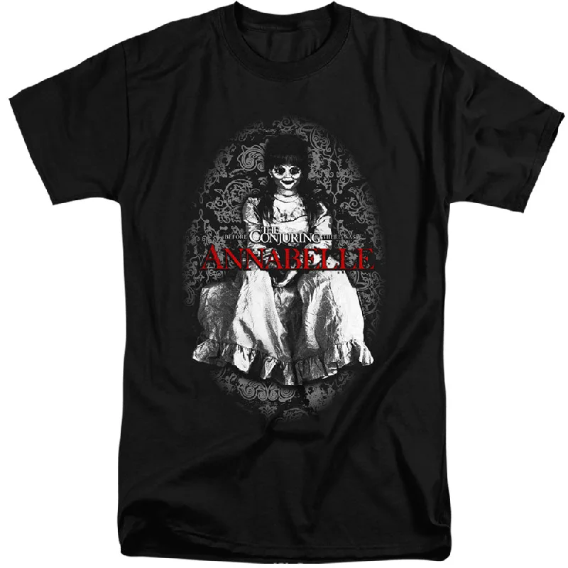 Price Drop Alert Annabelle Tall T-Shirt Doll Photo Black Tee