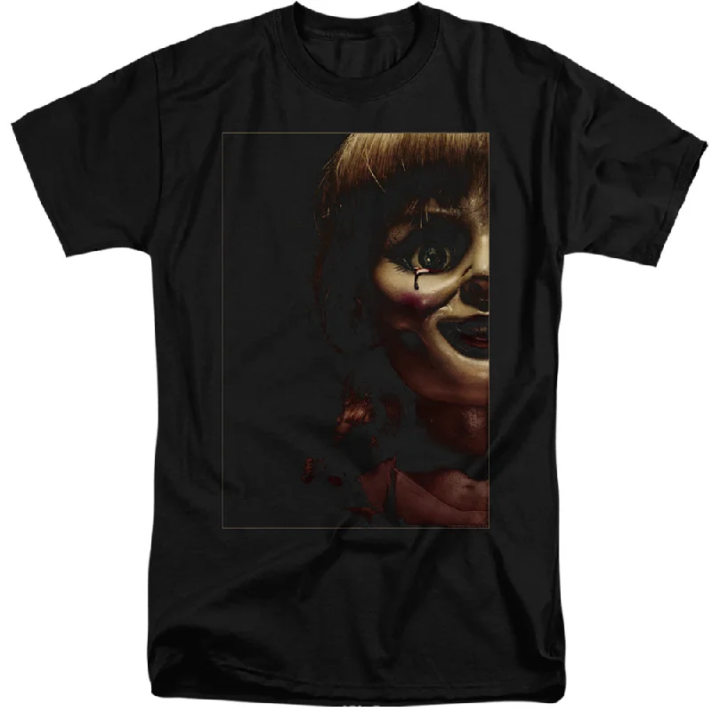 Extra Savings Annabelle Tall T-Shirt Poster Artwork Black Tee