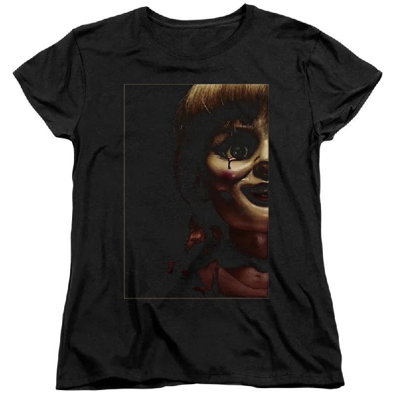 Limited Availability Annabelle Womens T-Shirt Poster Artwork Black Tee