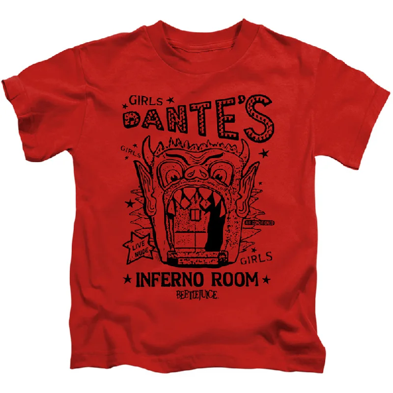 Big Savings Beetlejuice Boys T-Shirt Dantes Inferno Room Red Tee