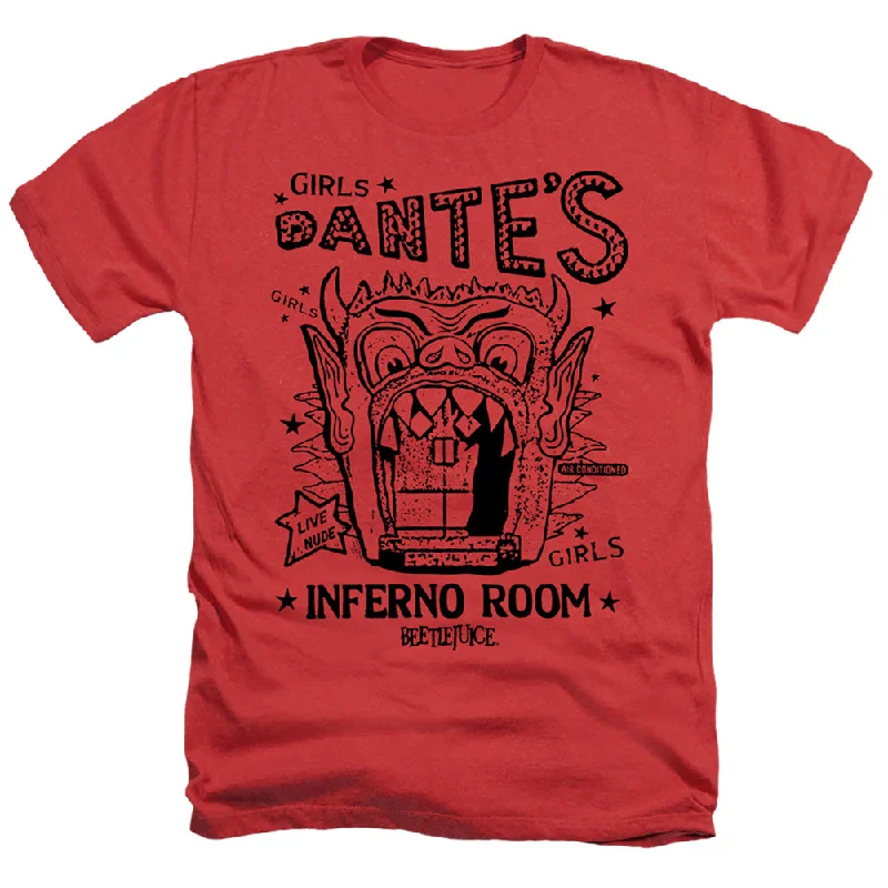 Unbeatable Prices Beetlejuice Heather T-Shirt Dantes Inferno Room Red Tee