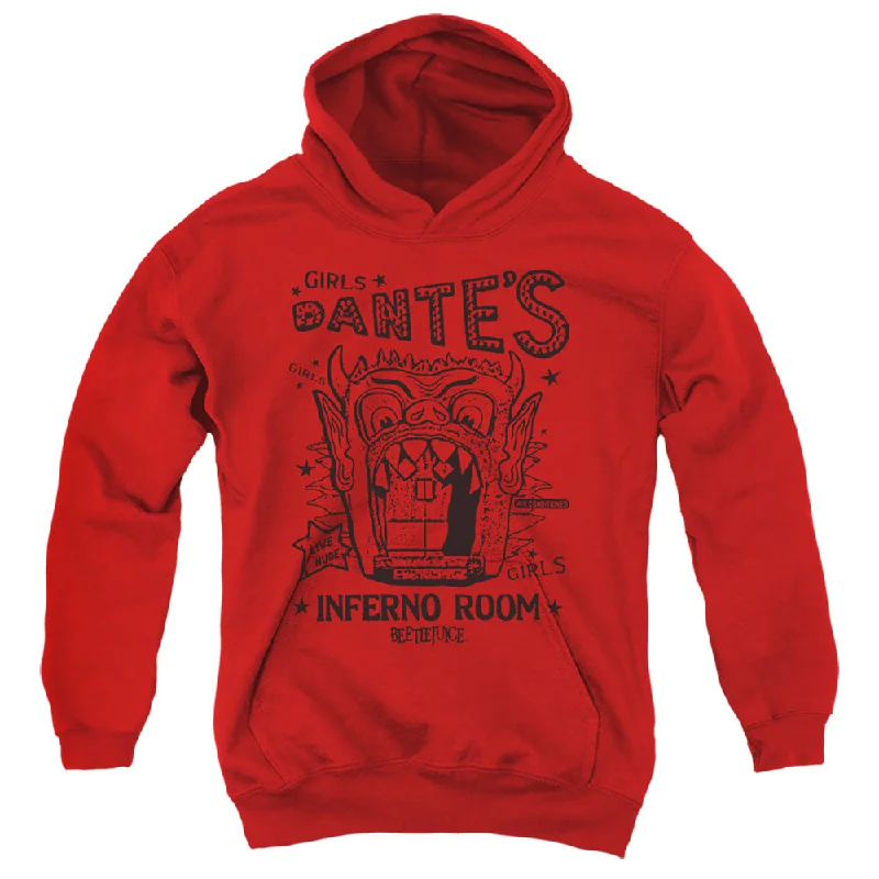 Daily Specials Beetlejuice Kids Hoodie Dantes Inferno Room Red Hoody
