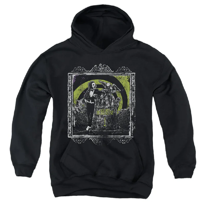 Deal of the Week Beetlejuice Kids Hoodie Here Lies Betelgeuse Black Hoody