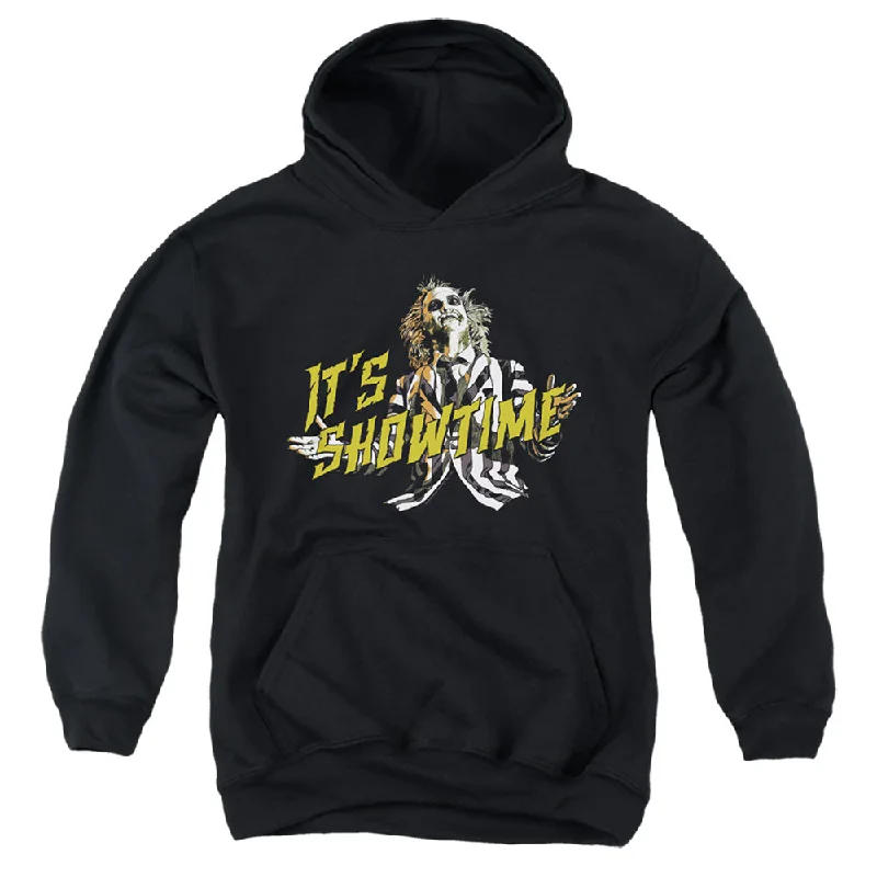 Bargain Bin Beetlejuice Kids Hoodie Its Showtime Black Hoody