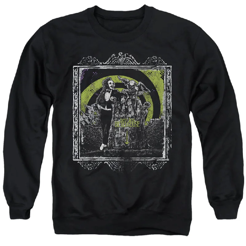 Crazy Savings Beetlejuice Sweatshirt Here Lies Betelgeuse Black Pullover