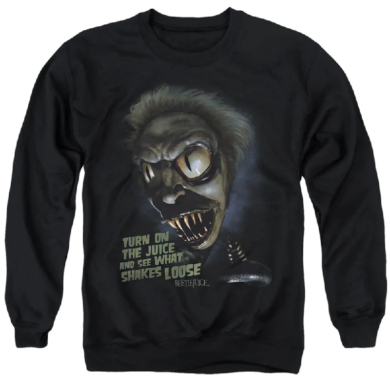 Sale Event Beetlejuice Sweatshirt Turn on the Juice Black Pullover