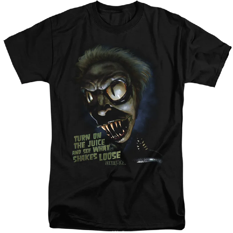 Special Discount Beetlejuice Tall T-Shirt Turn on the Juice Black Tee
