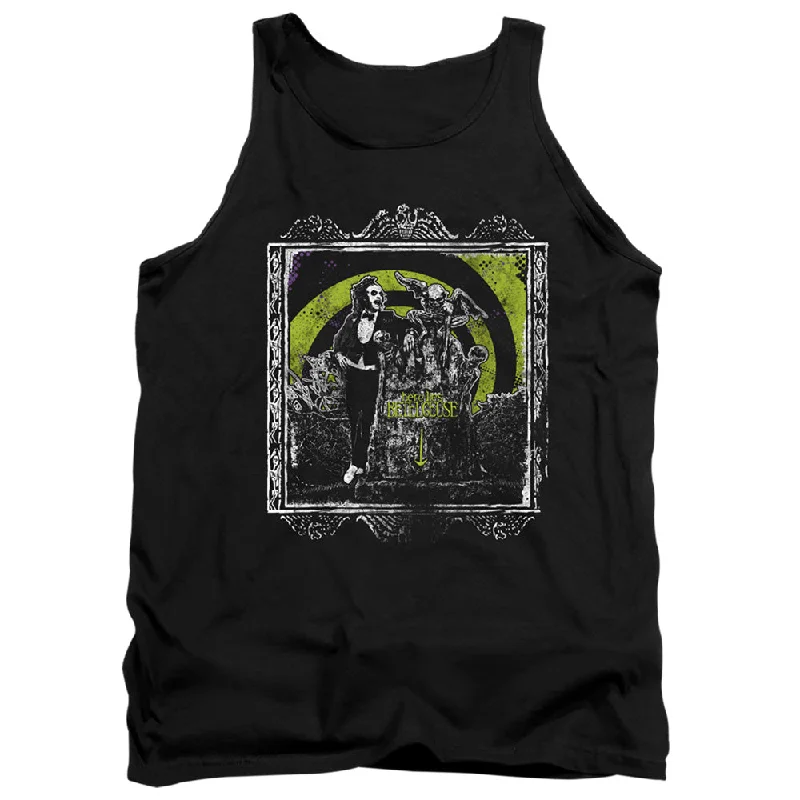 Flash Deals Beetlejuice Tanktop Here Lies Betelgeuse Black Tank