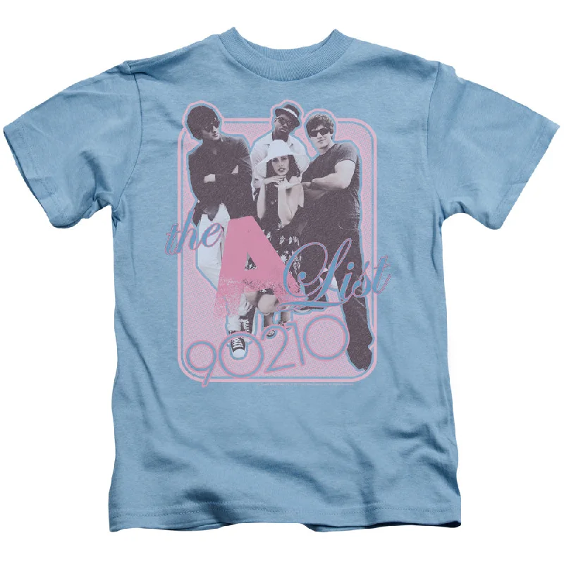 New Markdowns Beverly Hills 90210 Boys T-Shirt The A List Carolina Blue Tee