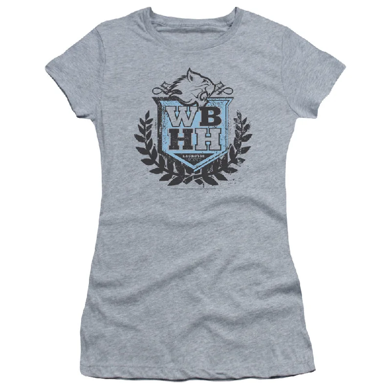 Sale Event Beverly Hills 90210 Juniors T-Shirt WBHH Athletic Heather Tee