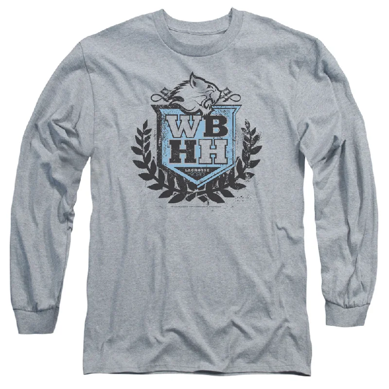 Massive Deals Beverly Hills 90210 Long Sleeve T-Shirt WBHH Athletic Heather Tee