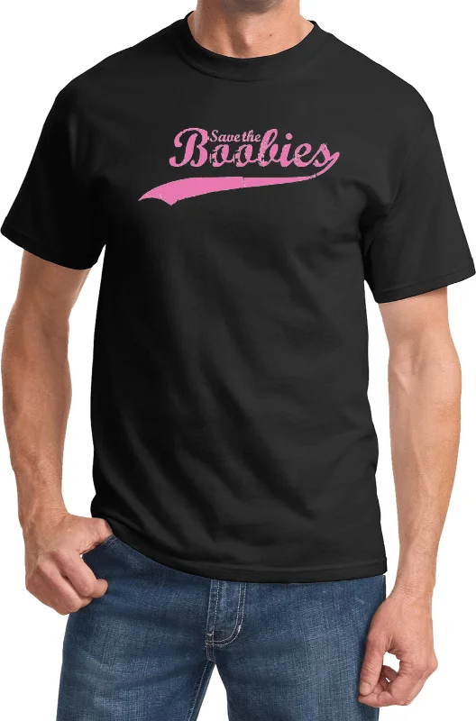 Limited Stock Breast Cancer T-shirt Save The Boobies