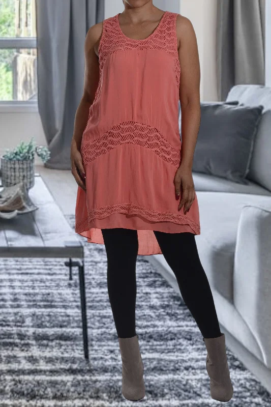 Best Bargains Coral Dress Top