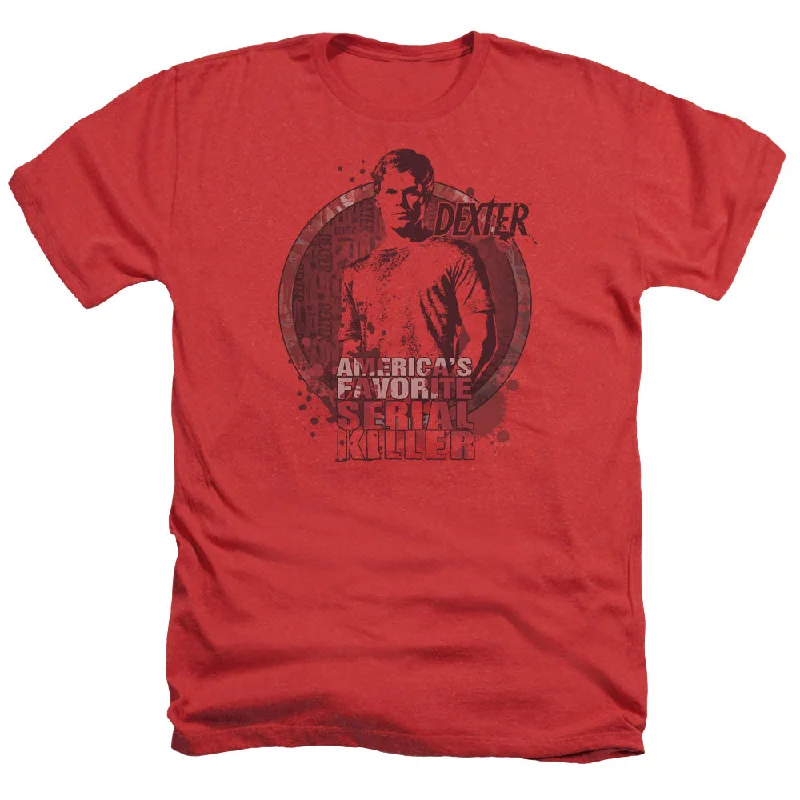 Deal of the Week Dexter Heather T-Shirt Dexter Americas Favorite Red Tee