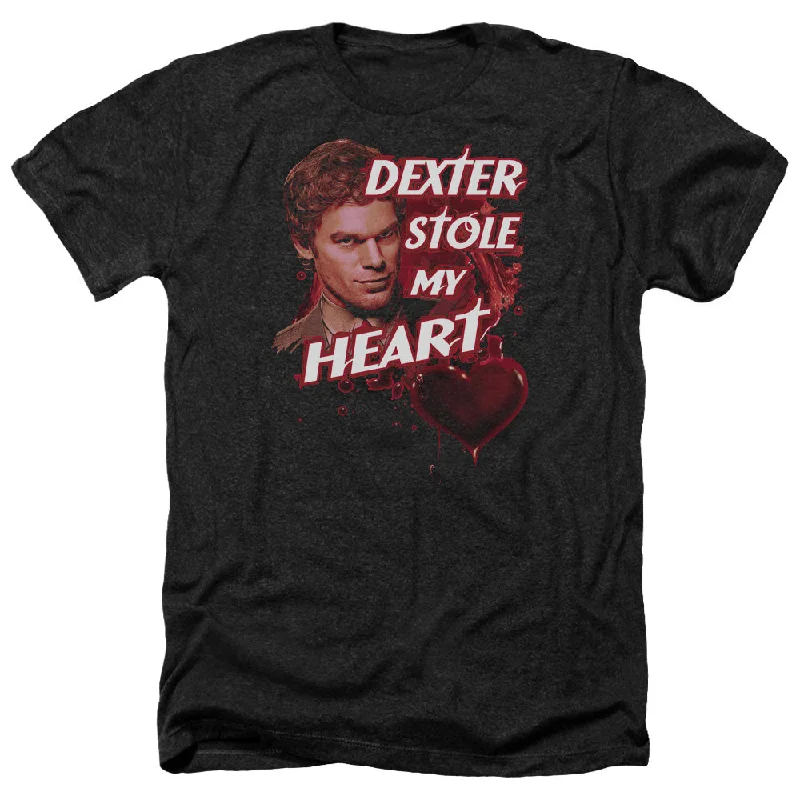 Members Only Dexter Heather T-Shirt Dexter Stole My Heart Black Tee