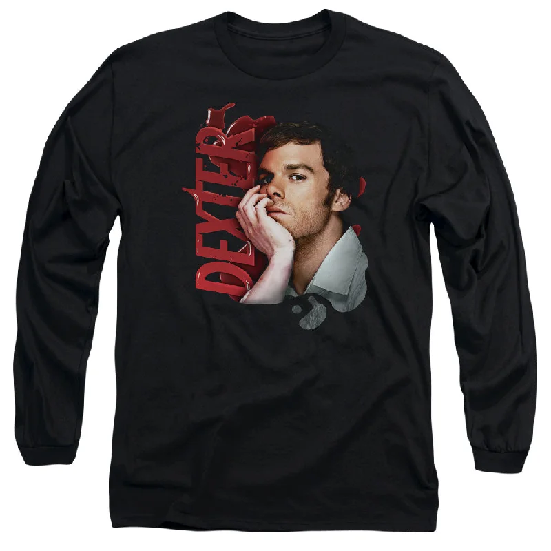 Instant Discount Dexter Long Sleeve T-Shirt Poster Photo Black Tee