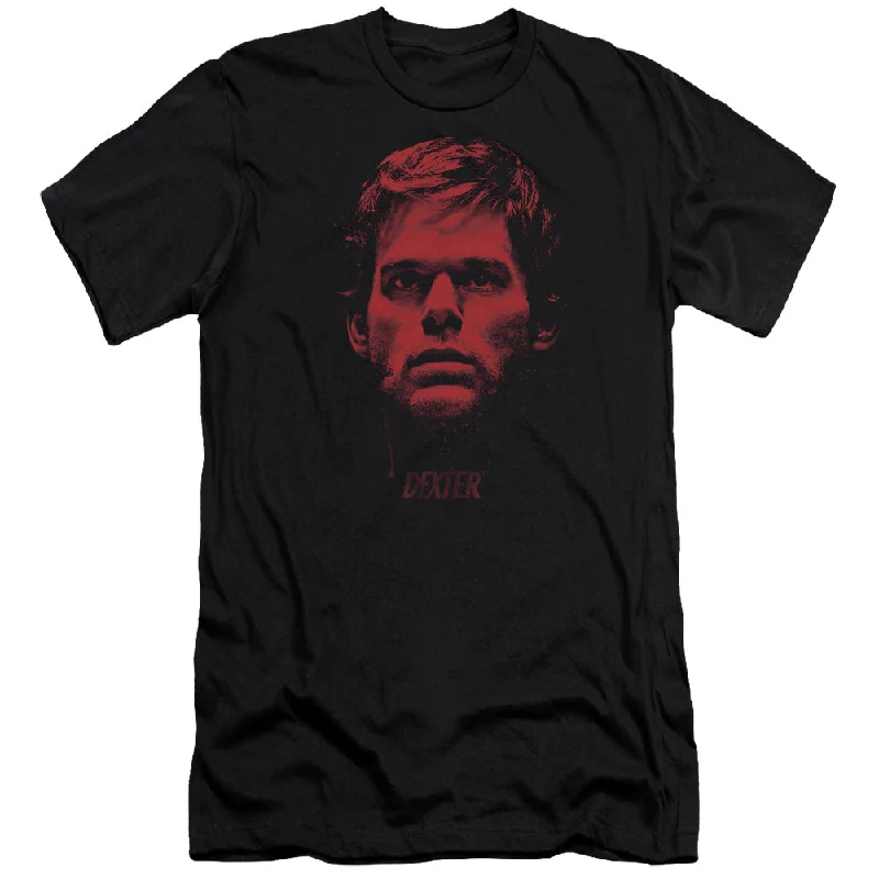 Exclusive Deal Dexter Premium Canvas T-Shirt Bloody Face Black Tee
