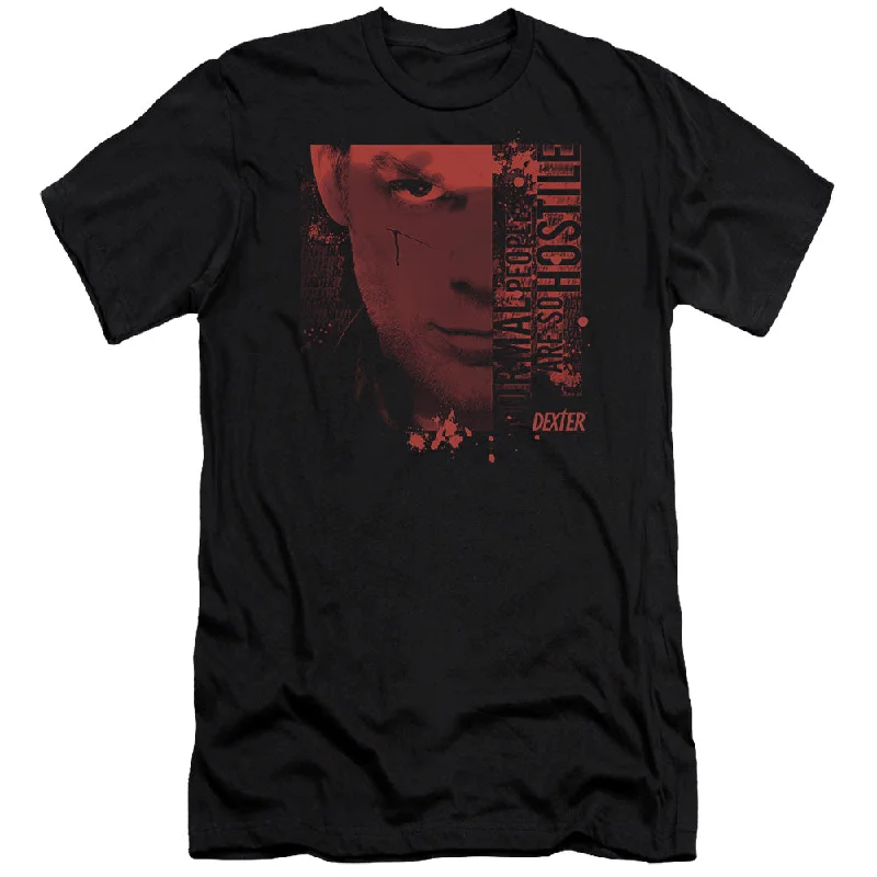 Clearance Sale Dexter Premium Canvas T-Shirt Normal People Black Tee