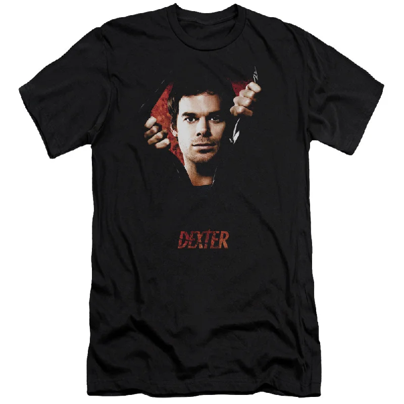 Buy Now Dexter Premium Canvas T-Shirt Portrait Black Tee