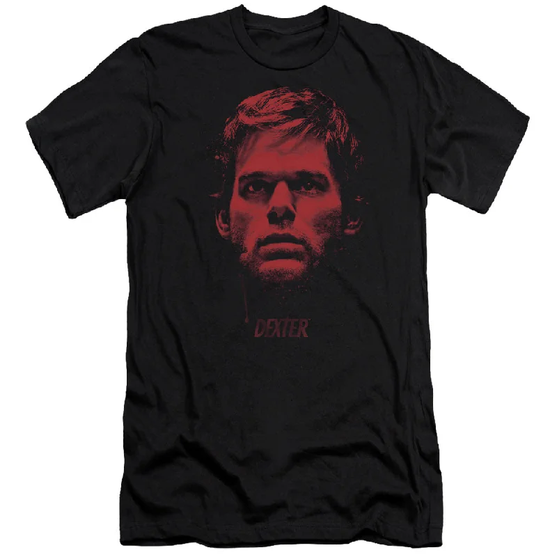 Value Deals Dexter Slim Fit T-Shirt Bloody Face Black Tee