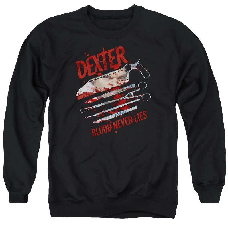 Weekend Special Dexter Sweatshirt Blood Never Lies Black Pullover