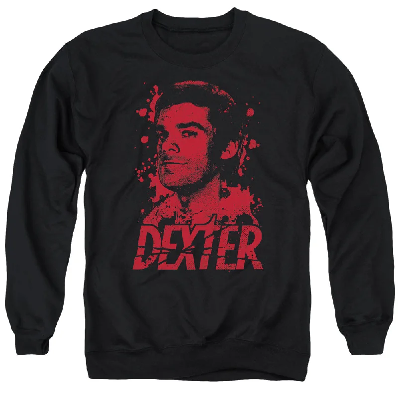 Act Fast Dexter Sweatshirt Blood Splatter Black Pullover