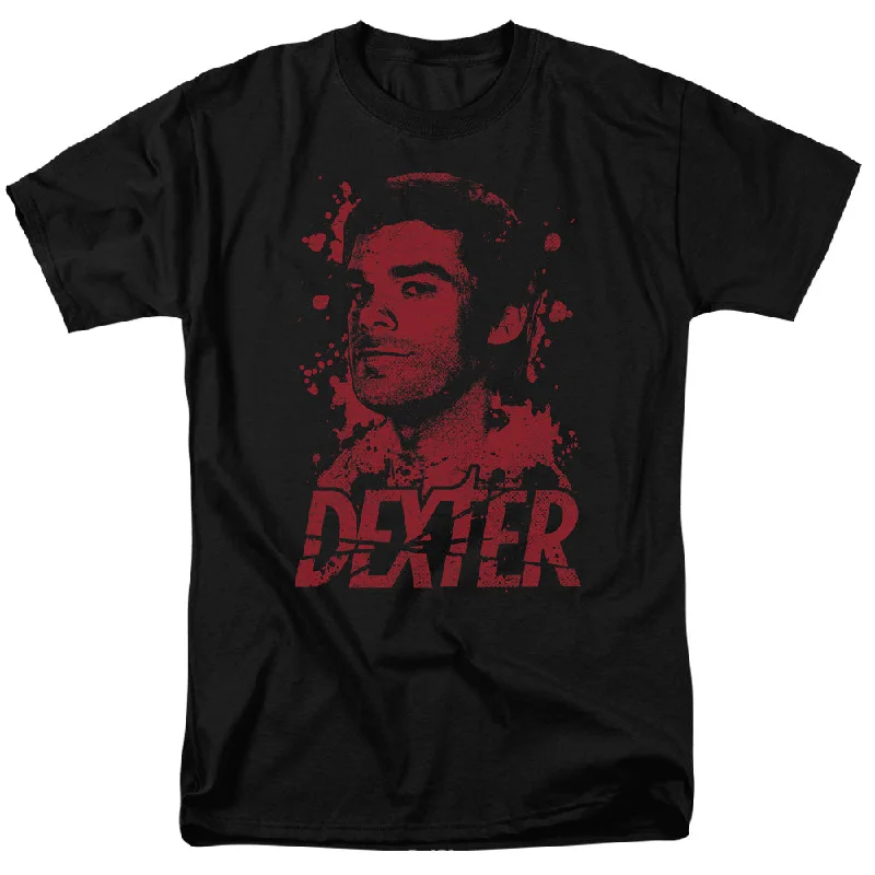 Great Deals Dexter T-Shirt Blood Splatter Black Tee