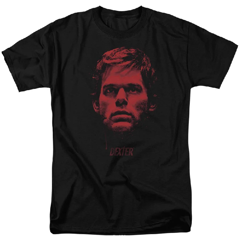 Best Seller Dexter T-Shirt Bloody Face Black Tee