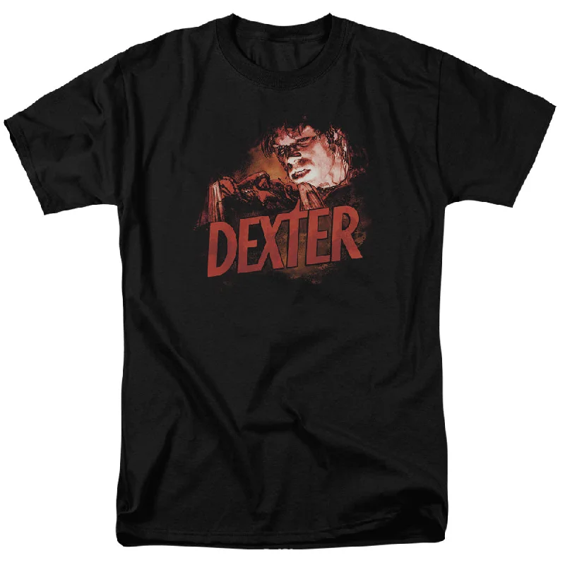 Savings Galore Dexter T-Shirt Drawing Black Tee