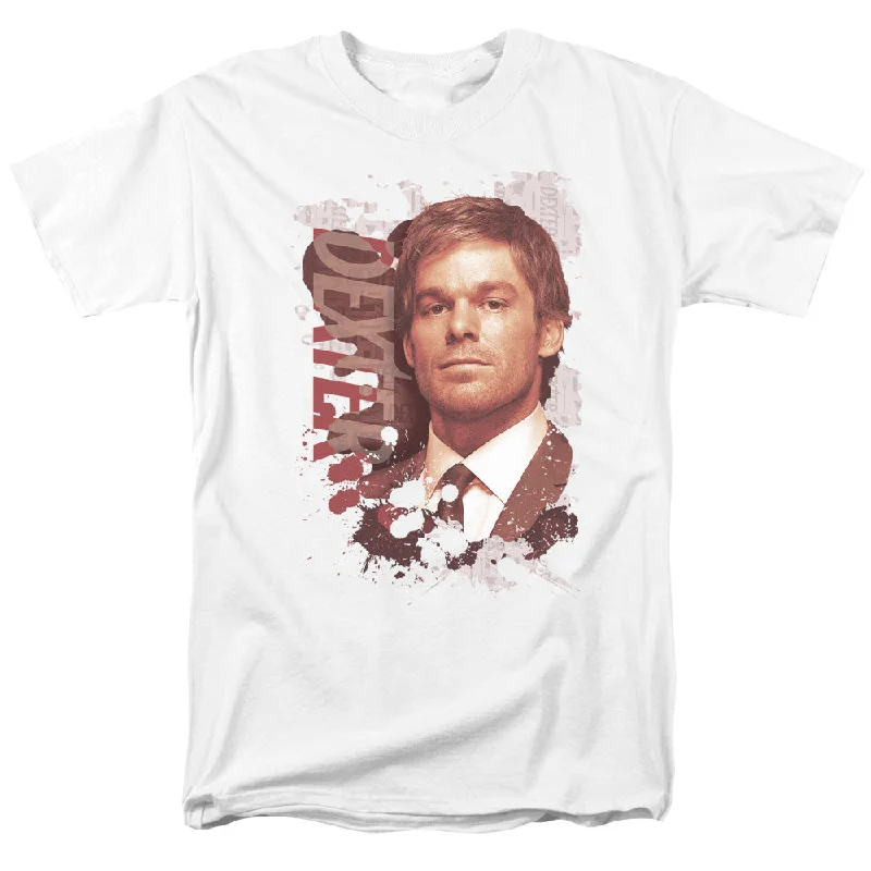 Limited Edition Dexter T-Shirt Splatter Photo White Tee