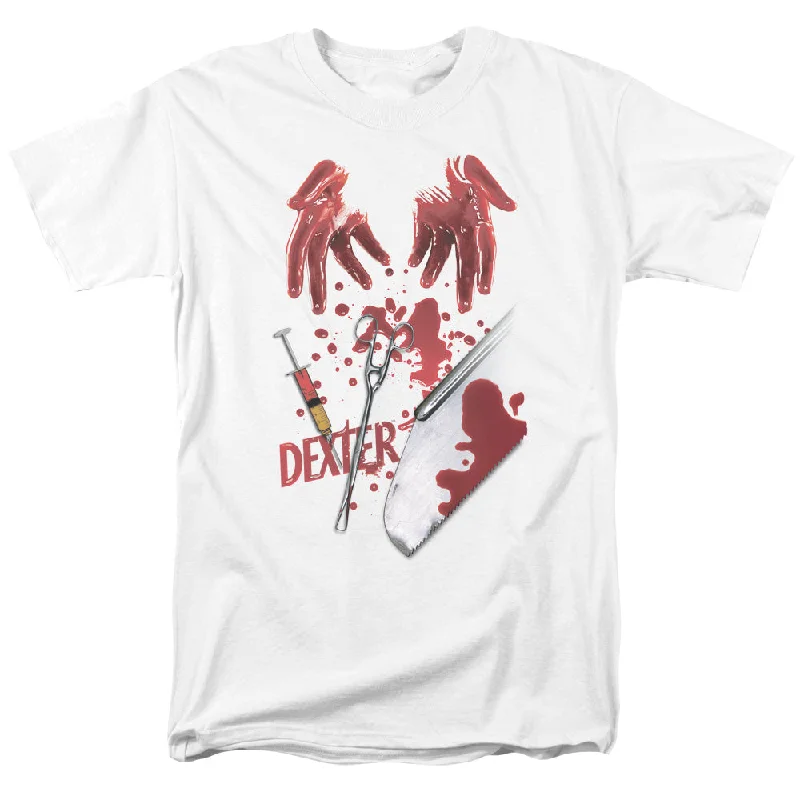 Special Promotion Dexter T-Shirt Tools White Tee