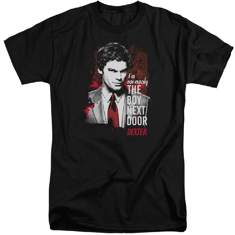 Limited Stock Dexter Tall T-Shirt Boy Next Door Black Tee