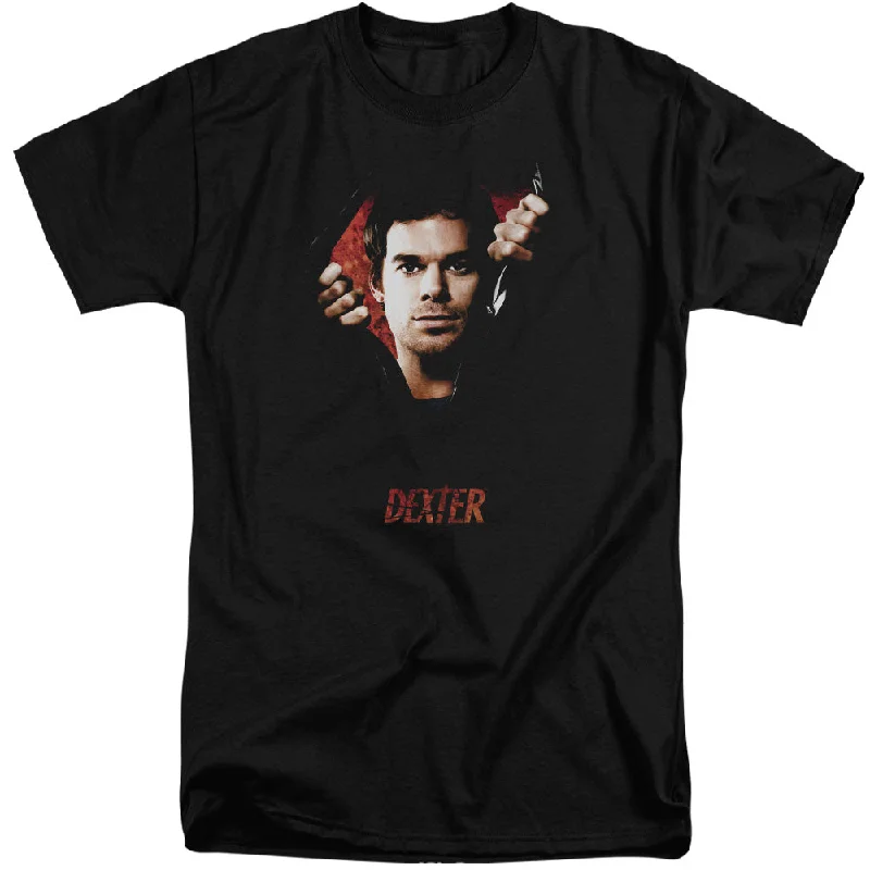 Crazy Deals Dexter Tall T-Shirt Portrait Black Tee
