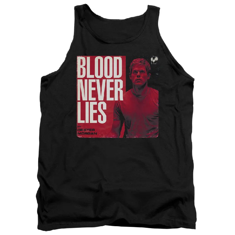 Get It Before It’s Gone Dexter Tanktop Blood Never Lies Black Tank
