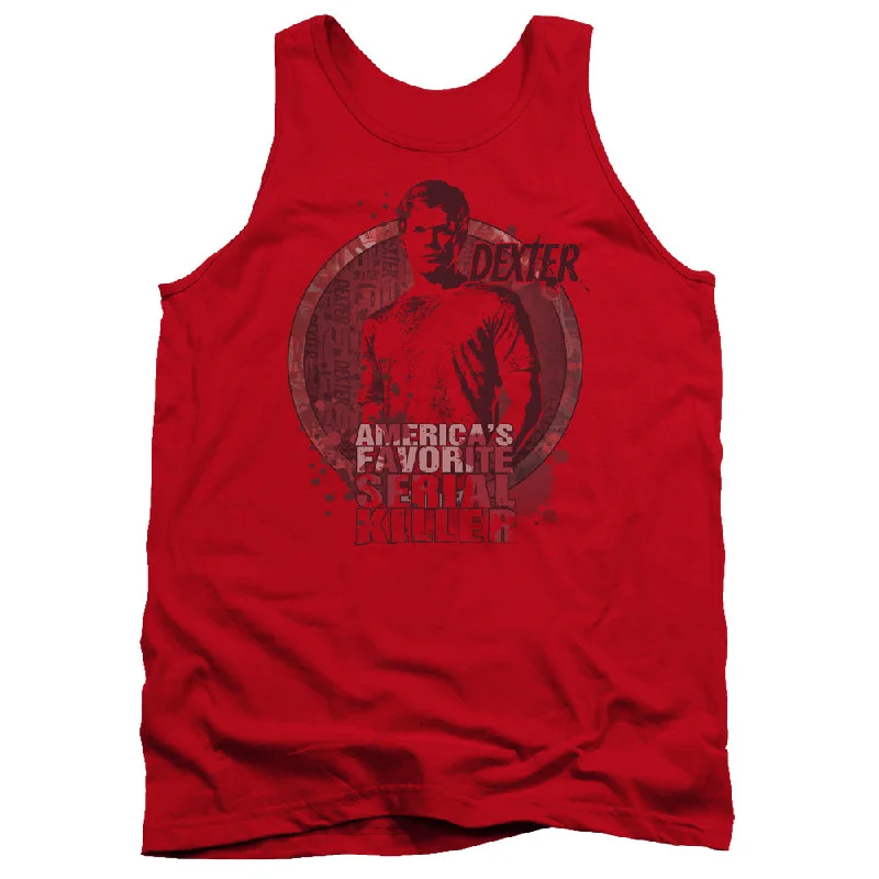 Extra Discounts Dexter Tanktop Dexter Americas Favorite Red Tank