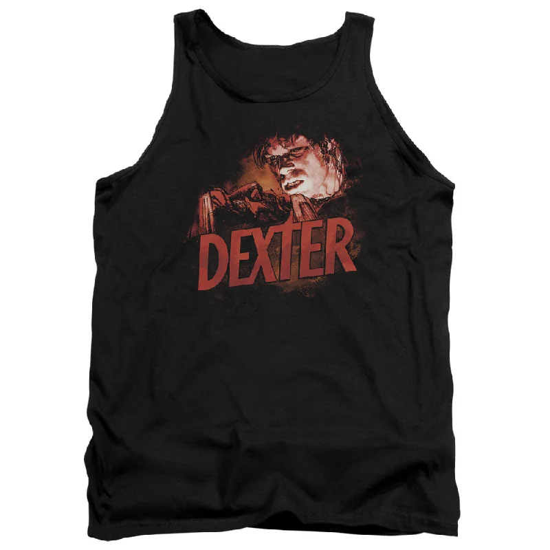 Price Cut Dexter Tanktop Drawing Black Tank
