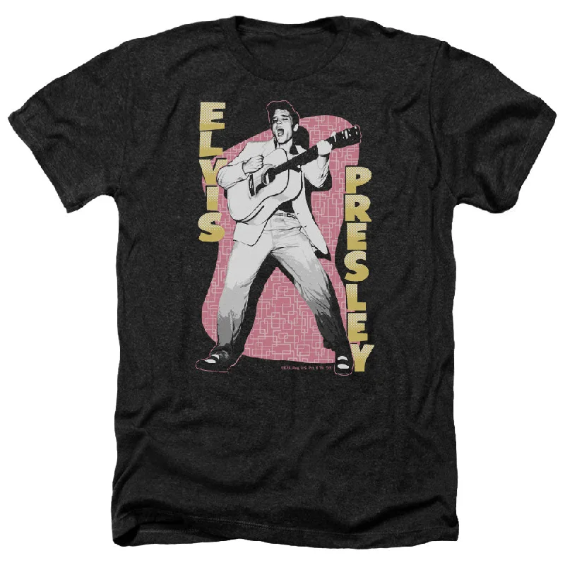 Early Access Elvis Presley Heather T-Shirt In The Moment Black Tee