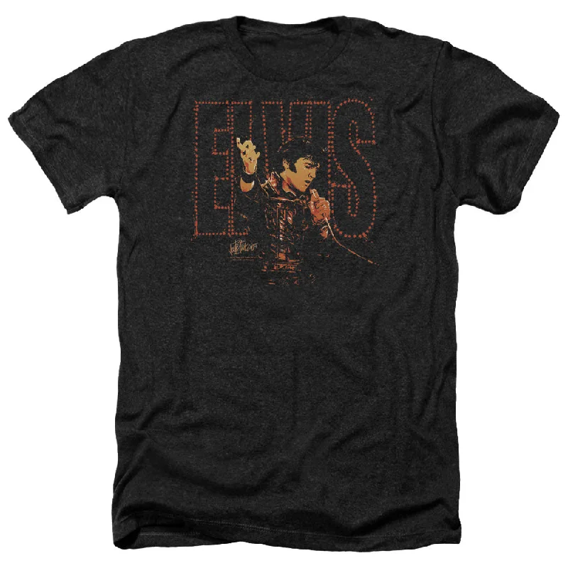 Savings Event Elvis Presley Heather T-Shirt Take My Hand Black Tee