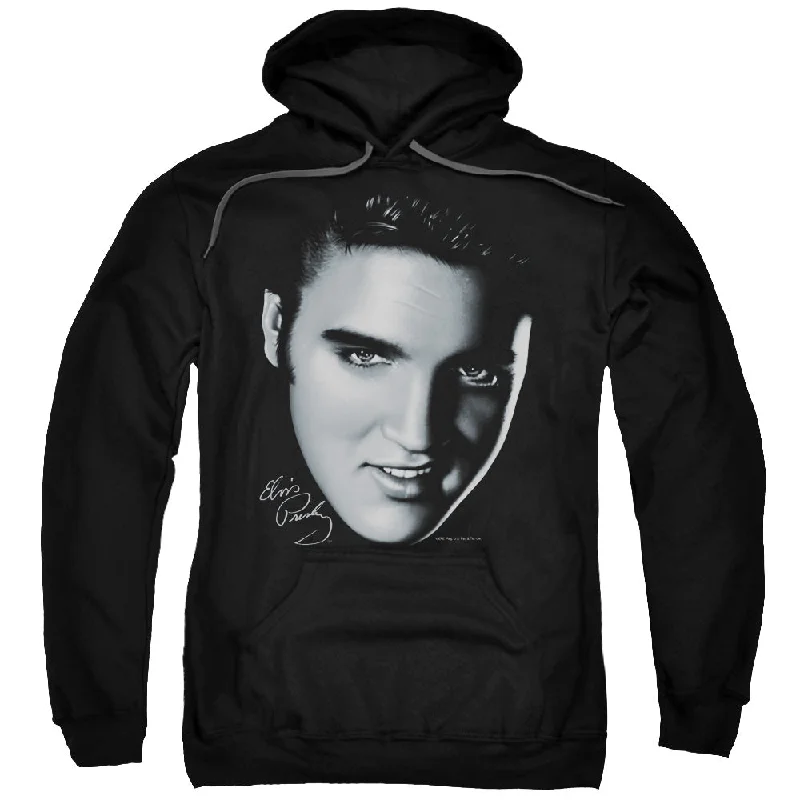 Limited Availability Elvis Presley Hoodie Big Face Black Hoody