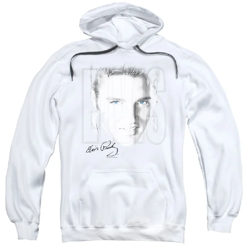 Big Discounts Elvis Presley Hoodie Blue Eyes White Hoody