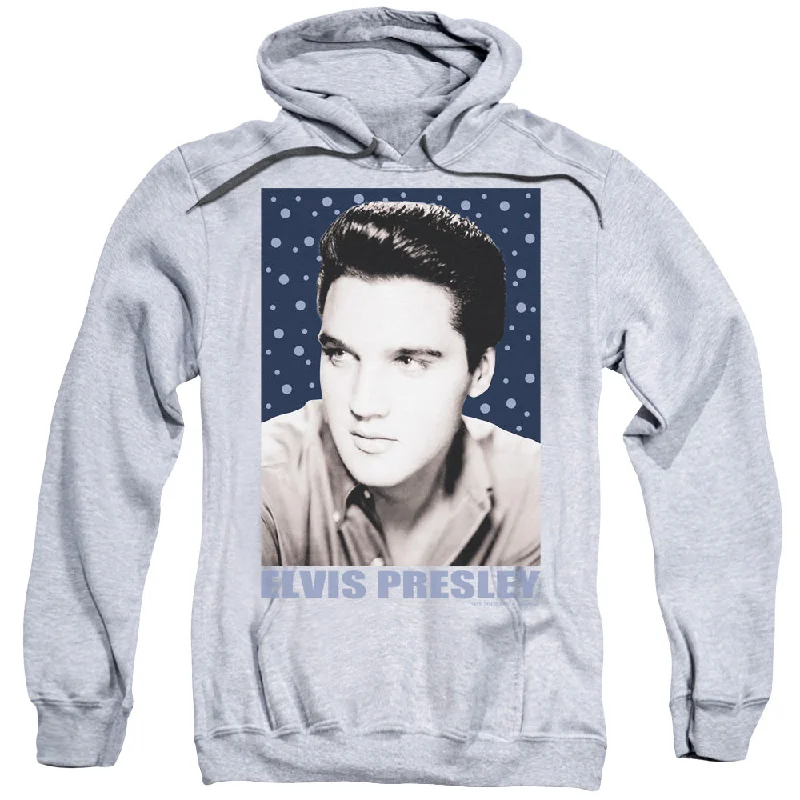 Discount Deals Elvis Presley Hoodie Bubbles Portrait Athletic Heather Hoody